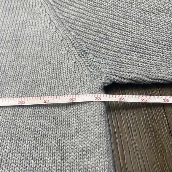 Authentic STRUCTURE Gray V Neck Men Sweater Size L - Picture 4 of 6